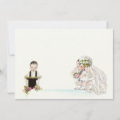 Faire-part de mariage vierge avec serment de maria (Devant)