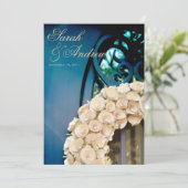 Faire-part de mariage vif de portes d'église (Debout devant)