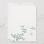 Faire-Part de Mariage Vigne de Mariée (Dos)