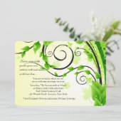 Faire-part de mariage Vignes Escalades (Debout devant)