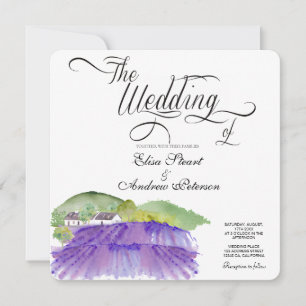 Faire-part de mariage vignoble toscan