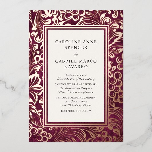 Faire-part de mariage vignoble vinothèque (Recto)