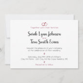 Faire-part de mariage Vin Cute (Dos)