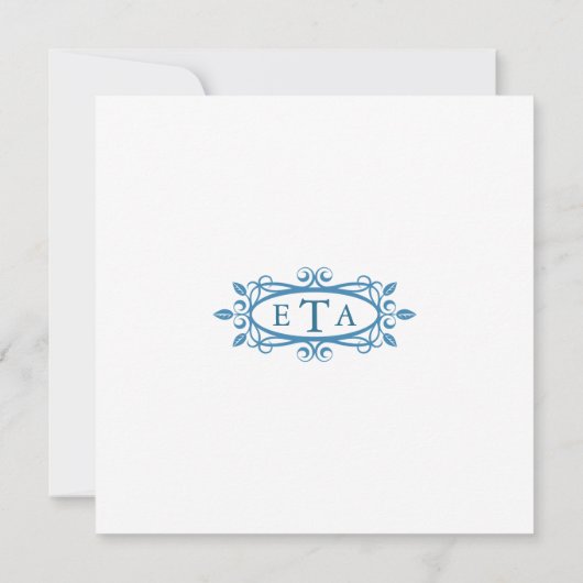 Faire-part de mariage vintage (Dos)