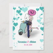 Faire-part de mariage vintage (Devant)