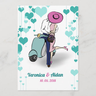 Faire-part de mariage vintage