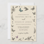 faire-part de mariage vintage (Devant)