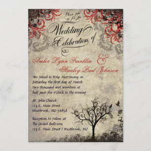 Faire-part de mariage vintage