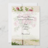 Faire-part de mariage vintage (Dos)