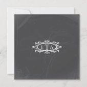 Faire-part de mariage vintage (Dos)