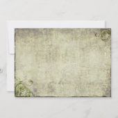 Faire-part de mariage vintage à flacon (Dos)