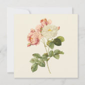 Faire-part de mariage Vintage chic (Dos)