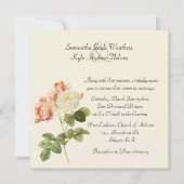 Faire-part de mariage Vintage chic (Devant)