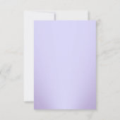 Faire-part de mariage vintage damassé violet (Dos)