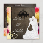 Faire-part de mariage Vintage de Fairytale (Devant / Derrière)