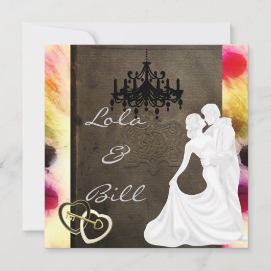 Faire-part de mariage Vintage de Fairytale (Devant)