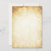 faire-part de mariage vintage d'Excha d'anneau de (Dos)