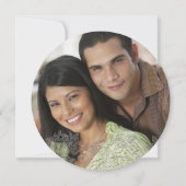 Faire-part de mariage vintage en dentelle français (Dos)