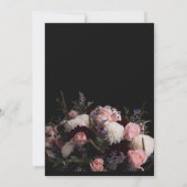 Faire-part de mariage Vintage foncé (Dos)