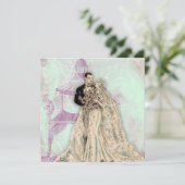 Faire-part de mariage vintage Gazebo Pagoda (Debout devant)