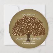 Faire-part de mariage vintage lumineux (Devant)