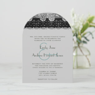 Faire-part de mariage vintage oiseaux verger Art N