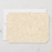 Faire-part de mariage vintage pour les amateurs de (Dos)