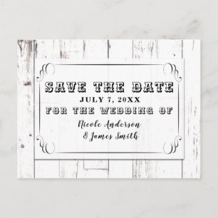 Faire-part de mariage Vintage Shabby Chic tourbill