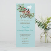 Faire-part de mariage vintages Inséparables (Debout devant)