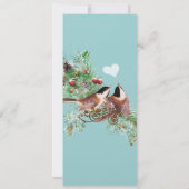 Faire-part de mariage vintages Inséparables (Dos)