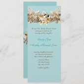 Faire-part de mariage vintages Inséparables (Devant / Derrière)