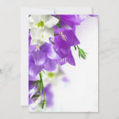 faire-part de mariage violet (Dos)