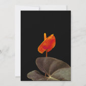 Faire-part de mariage, violet et noir (Dos)