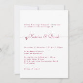 Faire-part de mariage viticole (Devant)