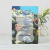 Faire-part de mariage | Vue sous-marine (Debout devant)