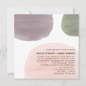 Faire-part de mariage Watercolor du jardin moderne (Devant)