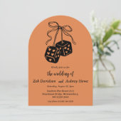 Faire-part de mariage western boho moderne (Debout devant)