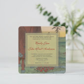 Faire-part de mariage Whimsical Horse (Debout devant)