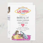 Faire-part de mariage Whimsical Las Vegas<br><div class="desc">Faire-part de mariage thématique Las Vegas personnalisable selon vos spécificités.</div>