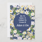 Faire-part de mariage White Bloom  (Devant)