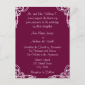 Faire-part de mariage White Corners tourbillonne s (Devant)