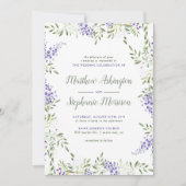 Faire-part de mariage Wisteria Watercolor (Devant)