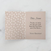 Faire-part de mémorial de chien ou de chat de (Intérieur)