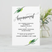 Faire-part de mise à jour du Mariage reportée de v (Debout devant)