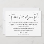 Faire-part de mise à jour du statut Mariage minima (Devant)