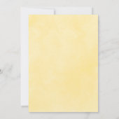 Faire-part de mise à jour élégant Magnolia jaune (Dos)