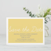 Faire-part de mise à jour Whimsy, Jaune (Debout devant)