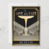 Faire-Part de Mise en Garde Champagne Deco (Devant)