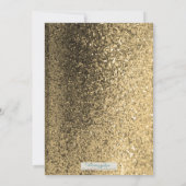 Faire-part de mise en vente de billets "Glitter Bl (Dos)