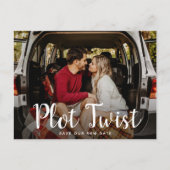 Faire-part de modification de la date du Mariage d (Devant)